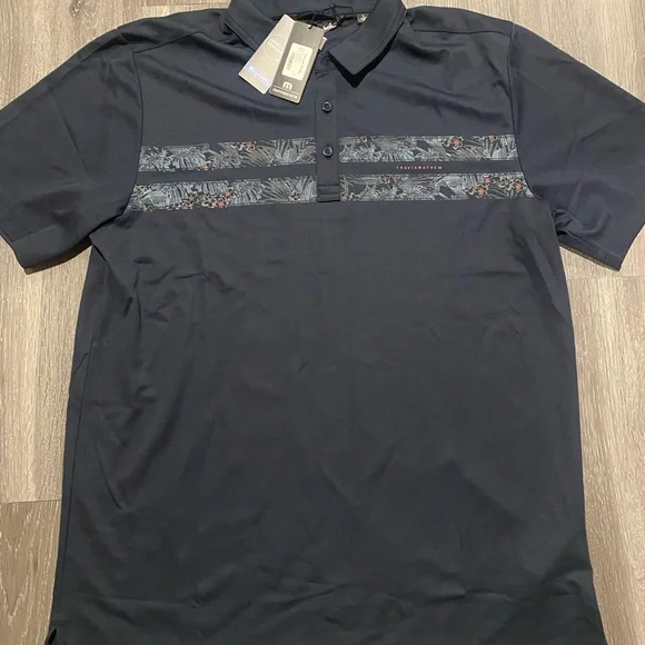 Travis Mathew Navy Polo Shirt - Picture 1 of 5